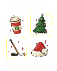 Tis The Season Ice Hockey Christmas Coffee Latte Xmas Tree Gift Ladies Essential Flowy Tank