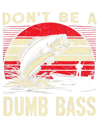 Bass Fishing Funny Dont Be A Dumb Bass Retro Fishing Gift Mousepad