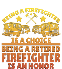 Being A Firefighter Is A Choice Being A Retired Firefighter Gift Short Acrylic Beanie