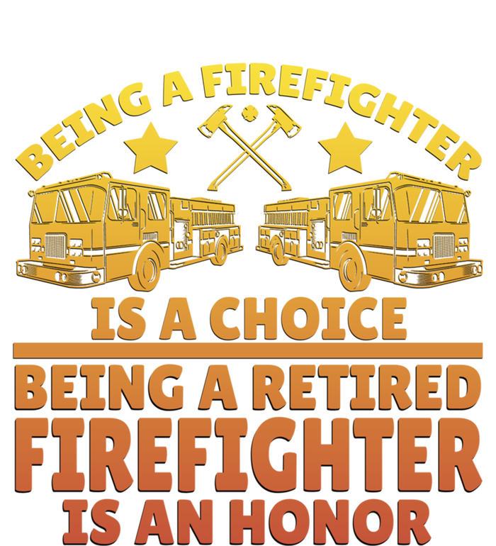 Being A Firefighter Is A Choice Being A Retired Firefighter Gift Short Acrylic Beanie