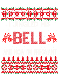 I Jingled His Bells And Now IM Pregnant Funny Christmas Cute Gift T-Shirt