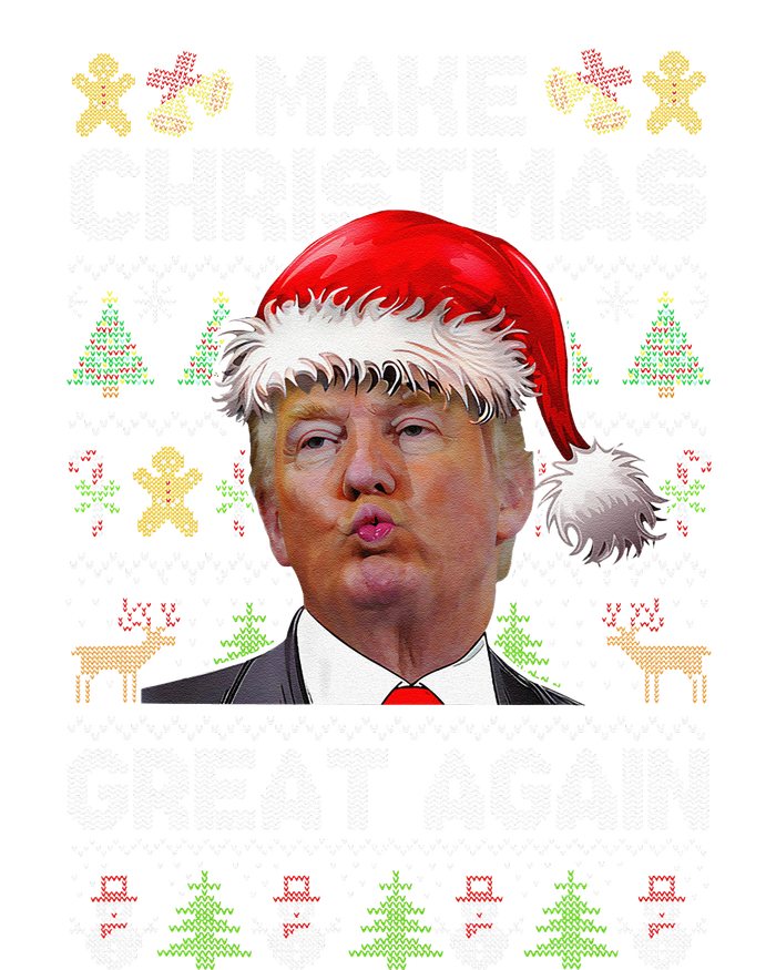 Make Christmas Great Again Xmas Funny Trump Pajamas Ugly T-Shirt