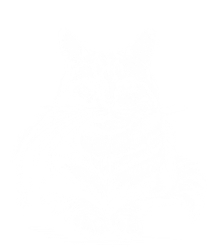 Cat In Lying Pose As Elegant Black And White Portrait Meaningful Gift Women's T-Shirt