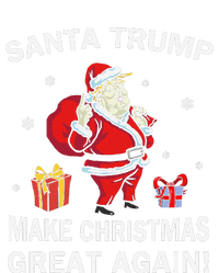 Santa Trump Make Christmas Great Again Chistmas Softstyle Adult Sport Polo