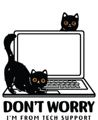 DonT Worry IM From Tech Support Cat Funny Cat Lover T-Shirt