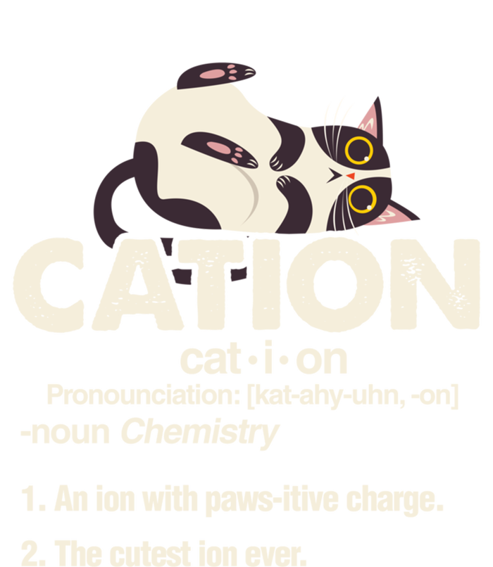 Cation Cat Science Chemistry Teacher Chemist Kitten Lover Meaningful Gift Short Acrylic Beanie