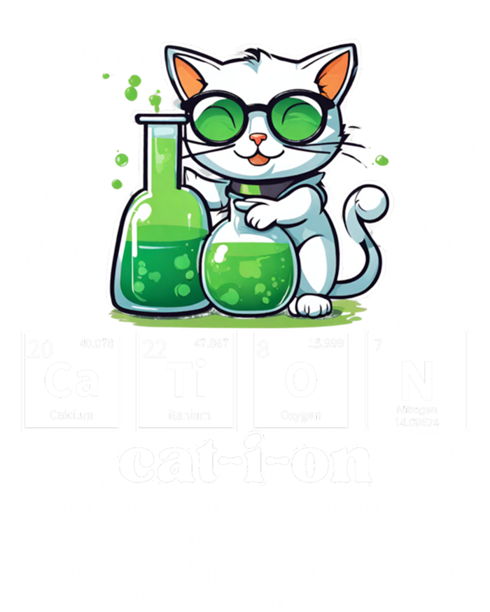 Cation Funny Chemistry Cat Humor Science Chemistry Teacher Gift Mousepad