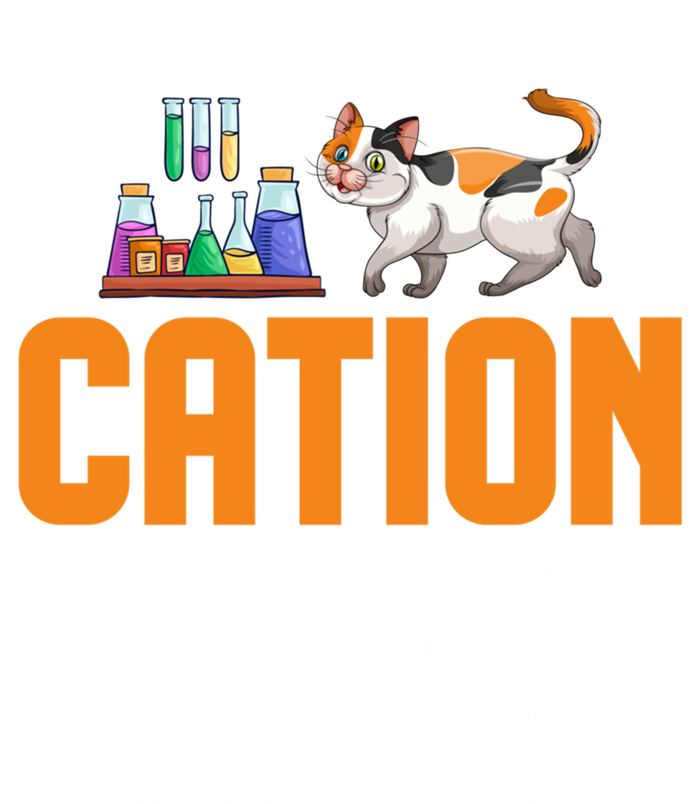 Cation Science Cat Definition Chemistry Student Teacher Meaningful Gift T-Shirt