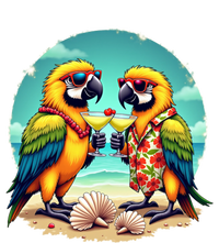 Couple Parrots Ing Margarita On Summer Group Bird Gift T-Shirt