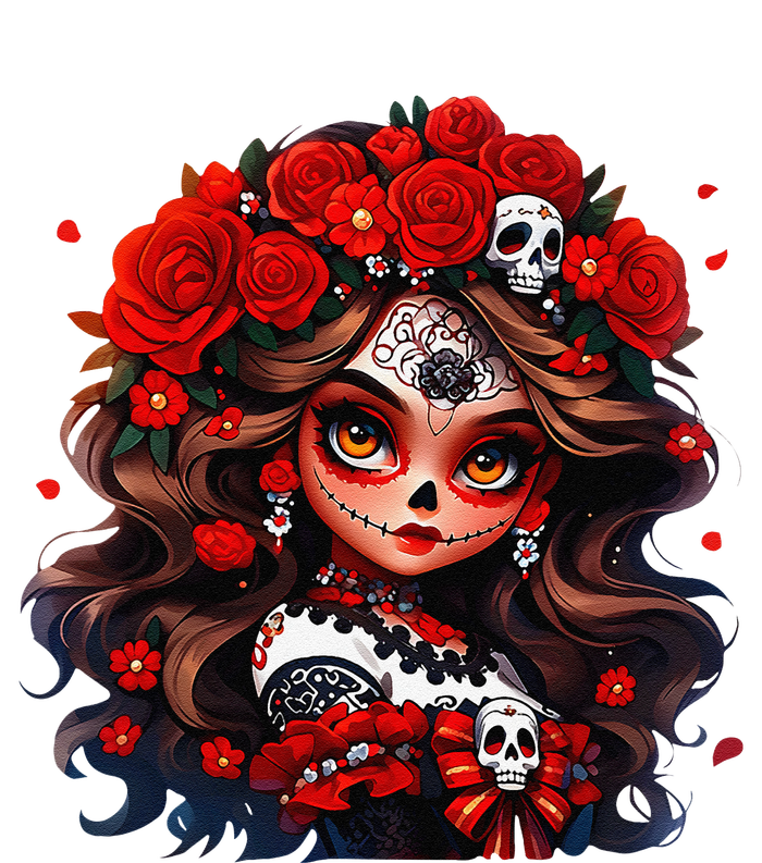 La Catrina Dia De Los Muertos Day Of The Dead Sugar Skull T-Shirt