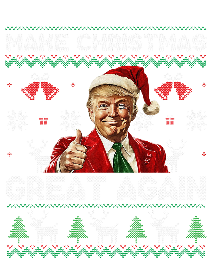 Make Christmas Great Again Ugly Sweaters Santa Trump Xmas T-Shirt