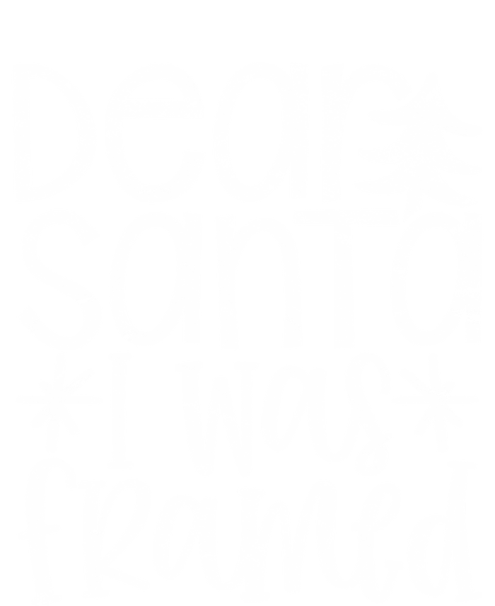 Dear Santa I Was Framed Christmas Stocking Stuffer Gift T-Shirt