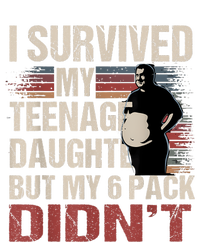 I Survived My Teenage Daughter FatherS Day Funny Present Toddler Long Sleeve Shirt