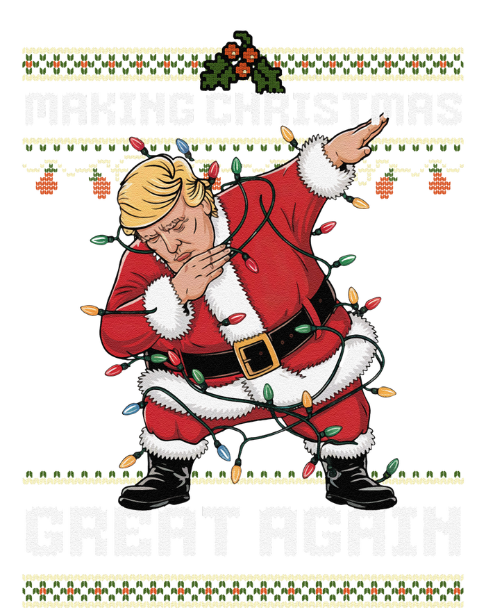 Funny Trump Making Make Christmas Great Again Ugly Christmas Cooling Performance Crew T-Shirt