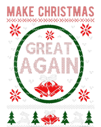 Women Make Christmas Great Again Funny Trump Christmas Sweater Cooling Performance Long Sleeve Crew