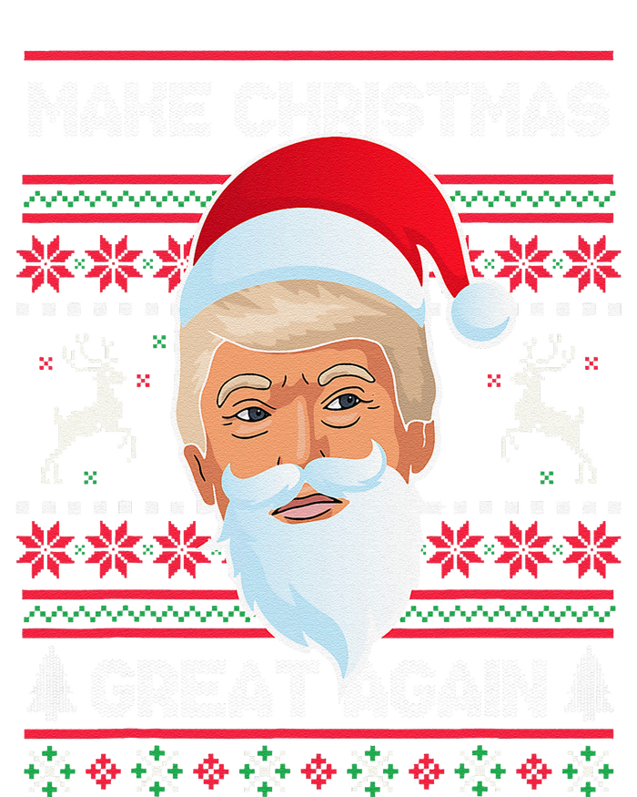 Make Christmas Great Again Funny Trump Tall Long Sleeve T-Shirt