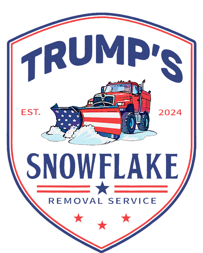 TrumpS Snowflake Removal Service Funny Donald Trump 2024 T-Shirt