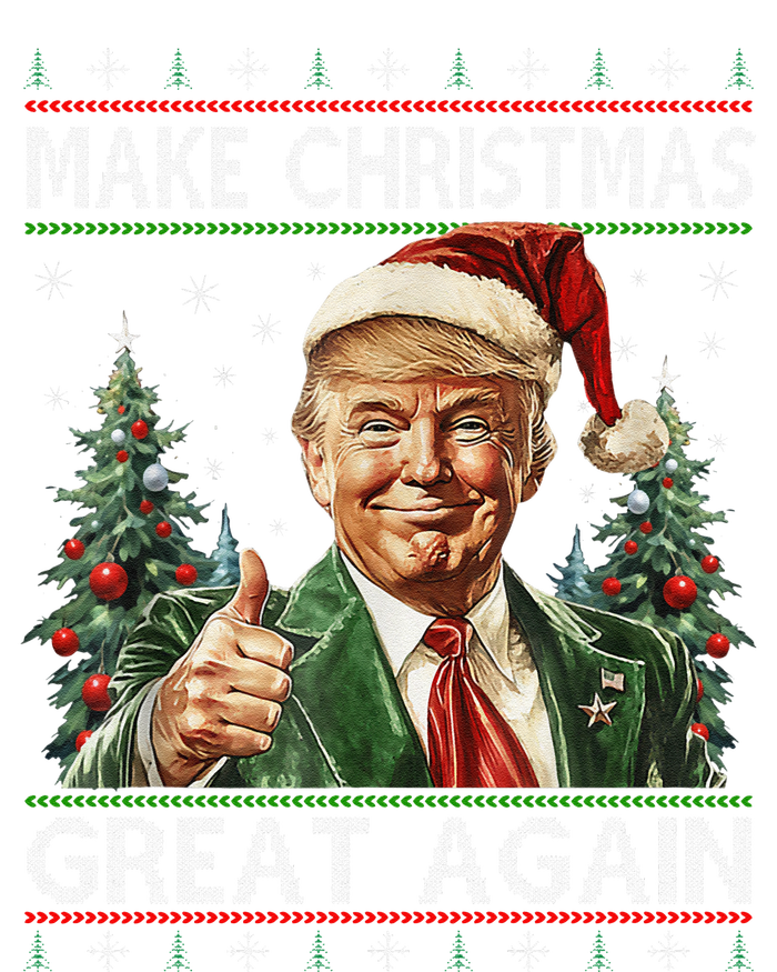 Funny Santa Trump Make Christmas Great Again Ugly Sweater T-Shirt