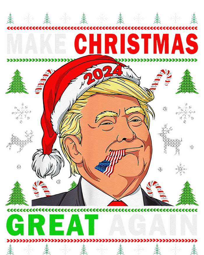 Funny Trump 2024 Make Christmas Great Again Ugly T-Shirt