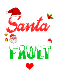 Funny Christmas Couples Gift Dear Santa It Was Her Fault Gift T-Shirt