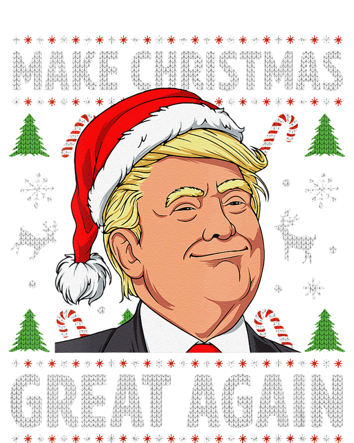 Women Make Christmas Great Again Funny Trump Ugly Christmas T-Shirt