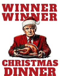 Humorous Trump Christmas Winner Winner Christmas Dinner T-Shirt