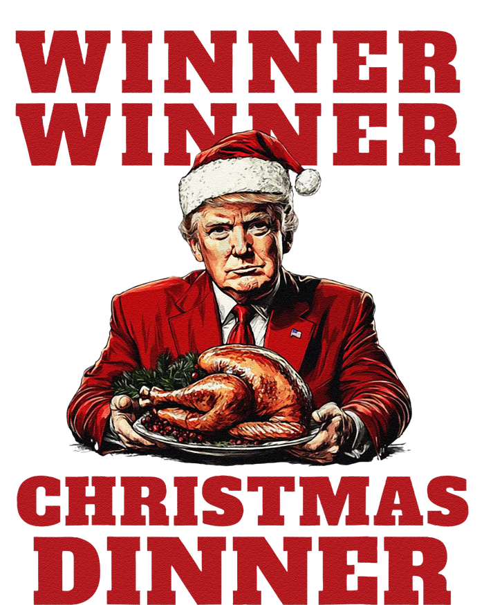 Humorous Trump Christmas Winner Winner Christmas Dinner T-Shirt