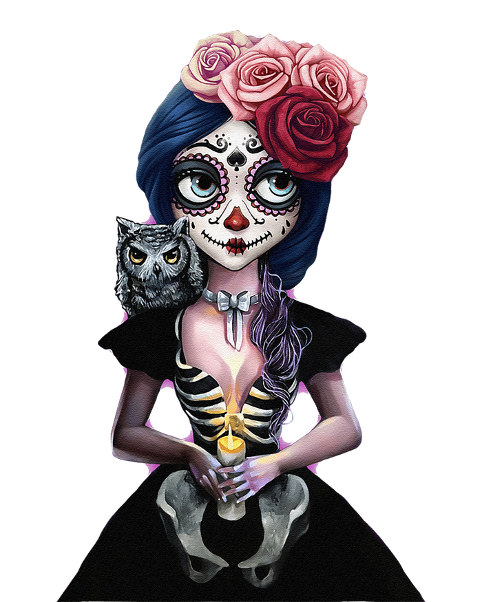 DíA De Los Muertos La Catrina Day Of The Dead Sugar Skull T-Shirt