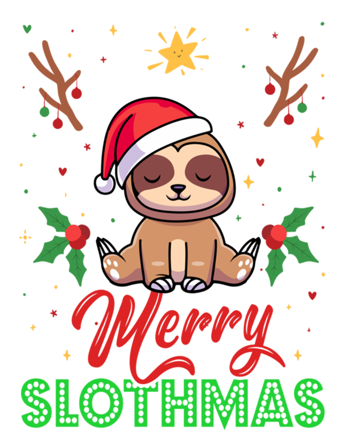 Merry Slothmas Xmas Pajama For Sloth Lovers Gift T-Shirt