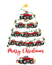 Monster Truck Xmas Lights Santa Monster Truck Christmas Tree Meaningful Gift T-Shirt