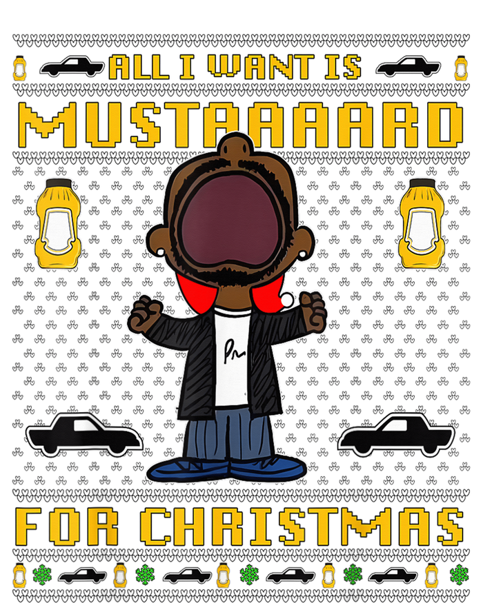 All I Want For Christmas Is Mustard Funny Mustard Lamar T-Shirt