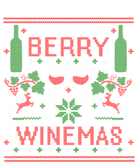 Funny Wine Er Berry Winemas Ugly Christmas Gift T-Shirt