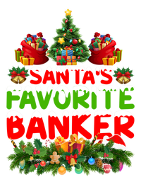 Lighting Christmas SantaS Favorite Banker Xmas Gift T-Shirt