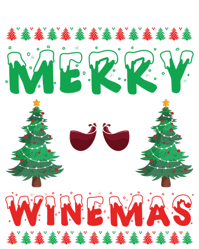 Merry Winemas Ugly Christmas Great Gift T-Shirt