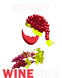 Merry Winemas Cute Grapes Santa Hat Wine Glass Christmas Gift Kids Hoodie