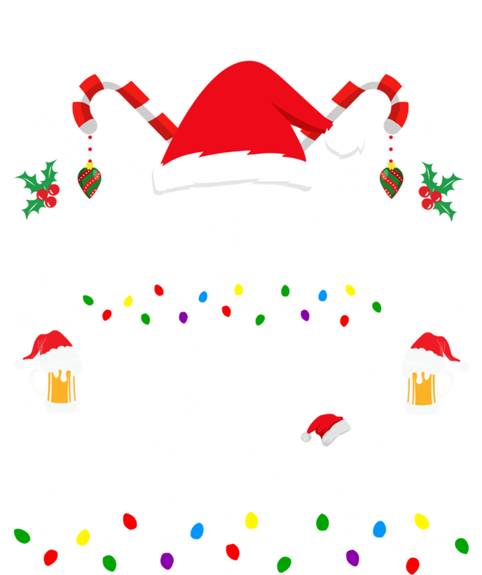 Most Likely To Offer Santa A Beer Funny Christmas Gift T-Shirt