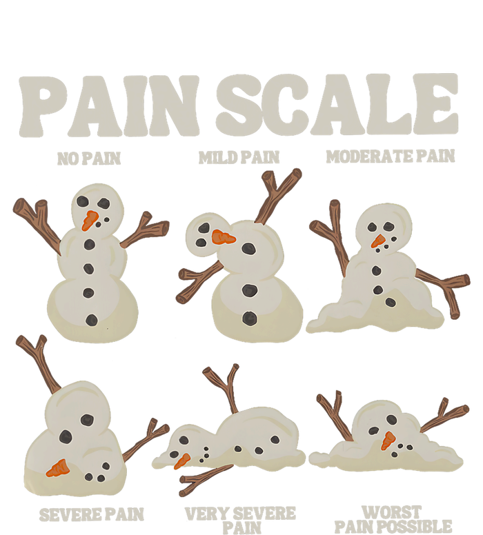 Pain Scale Snowman Funny Nurse Christmas Icu Nurse Impact Tech Backpack