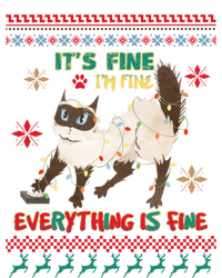 Christmas Cat It´S Fine I´M Fine Everything Is Fine Gift T-Shirt