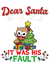 Dear Santa It Was His Fault Siblings Matching Xmas Gift Sweatshirt