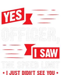 Yes Officer I Saw The Speed Limit Car Enthusiast Kids Long Sleeve Shirt