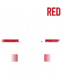 I Back The Red Fire Dad Of A Firefighter Dad Fire Father Gift T-Shirt