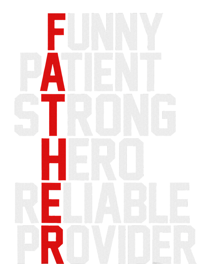 Vintage Father Funny Patient Strong Hero Reliable Provider Tall Hoodie