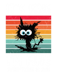 ItS Fine IM Fine Everything Is Fine Funny Black Cat Gift Tie-Dye T-Shirt