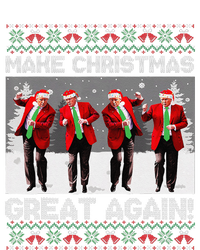 Santa Trump Dance Make Christmas Great Again Ugly Sweater Cooling Performance Long Sleeve Crew