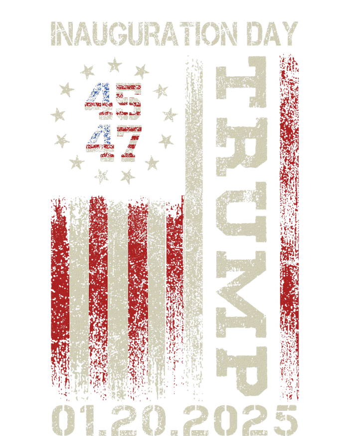 47th President Donald Trump Inauguration Day 2025 Usa Flag T-Shirt