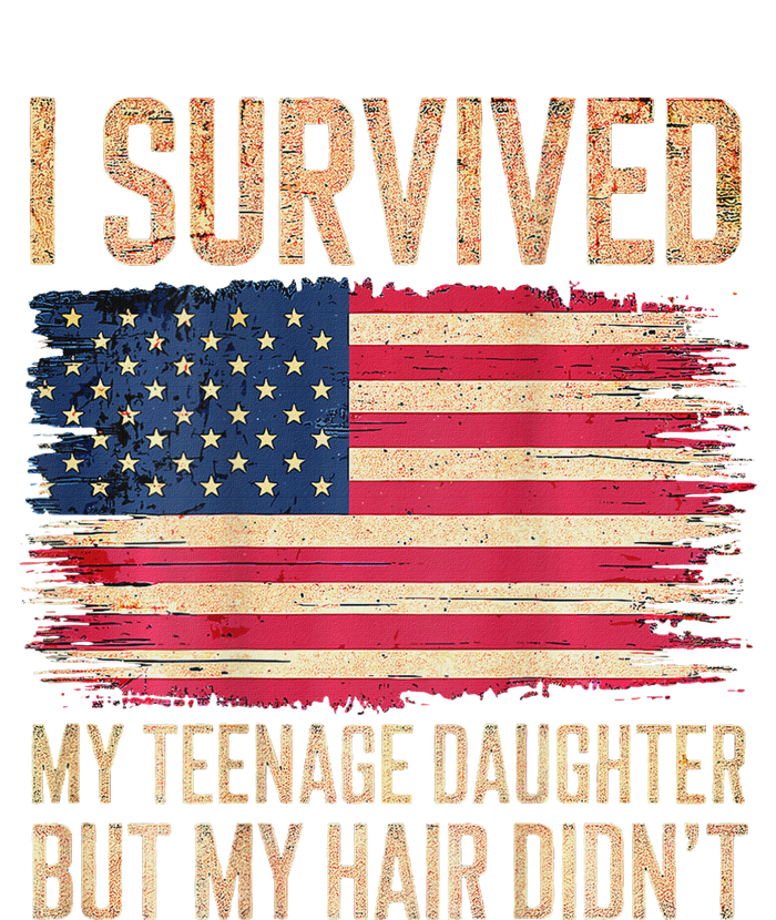 I Survived My Teenage Daughter FatherS Day Tie Dye Hoodie