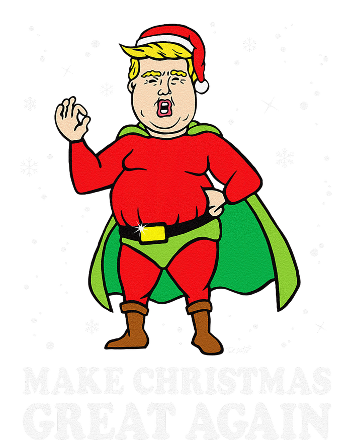 Make Christmas Great Again Ugly Xmas Donald Trump Parody Hoodie