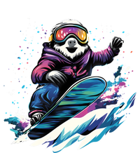 Snowboarding Animals Sloth On A Snowboard Snowboarding T-Shirt