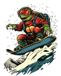 Turtle On A Snowboard Snowboarding Impact Tech Backpack