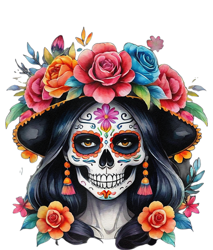 De Los Muertos La Catrina Sugar Skull Women Day Of The Dead T-Shirt